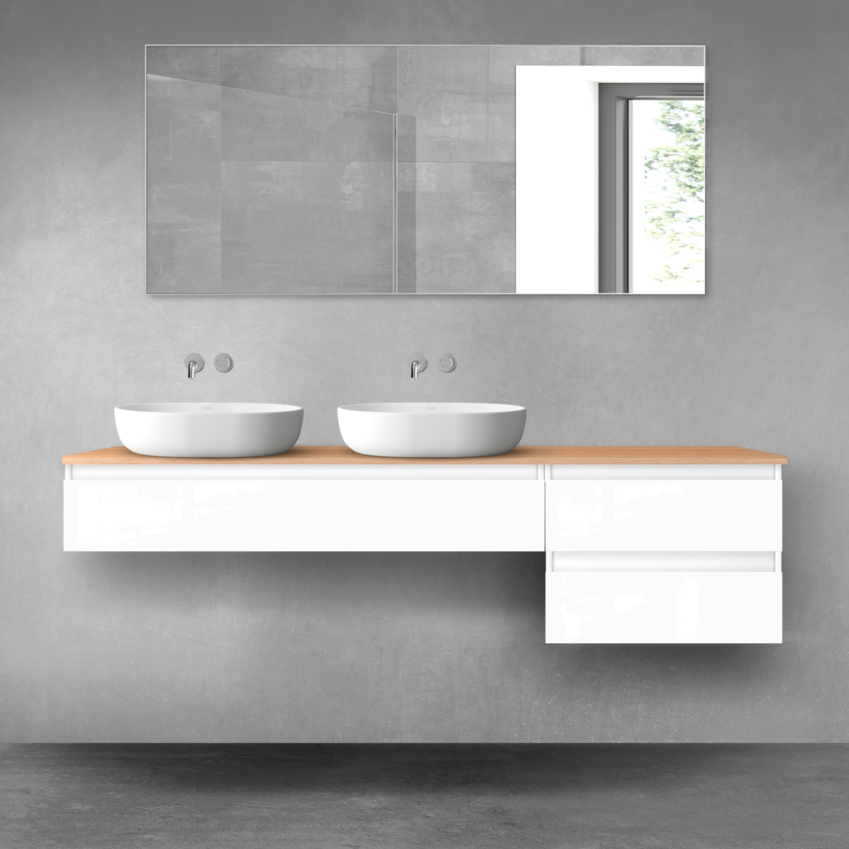 Sada skříňka Oltens Vernal 60012000, skříňka Oltens Vernal 60002000, 63009060