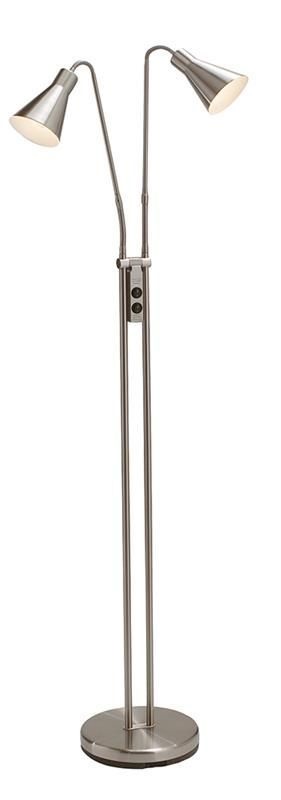 Markslöjd Odense stojací lampa 2x40 W šedá 102241