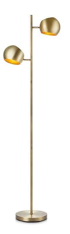 Markslöjd Edgar stojací lampa 2x40 W mosaz 107742