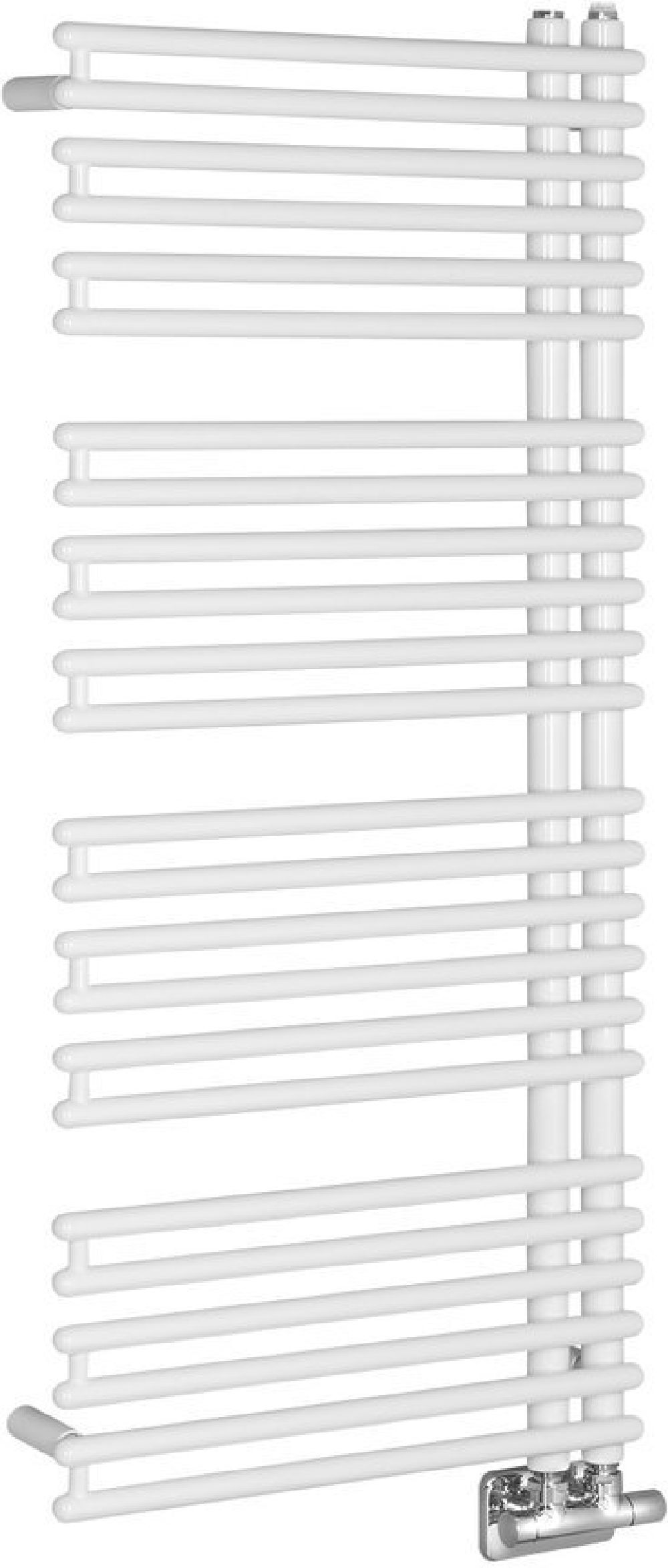 Aqualine Tubini koupelnový radiátor žebříkový 112.6x49.6 cm bílá DC300T