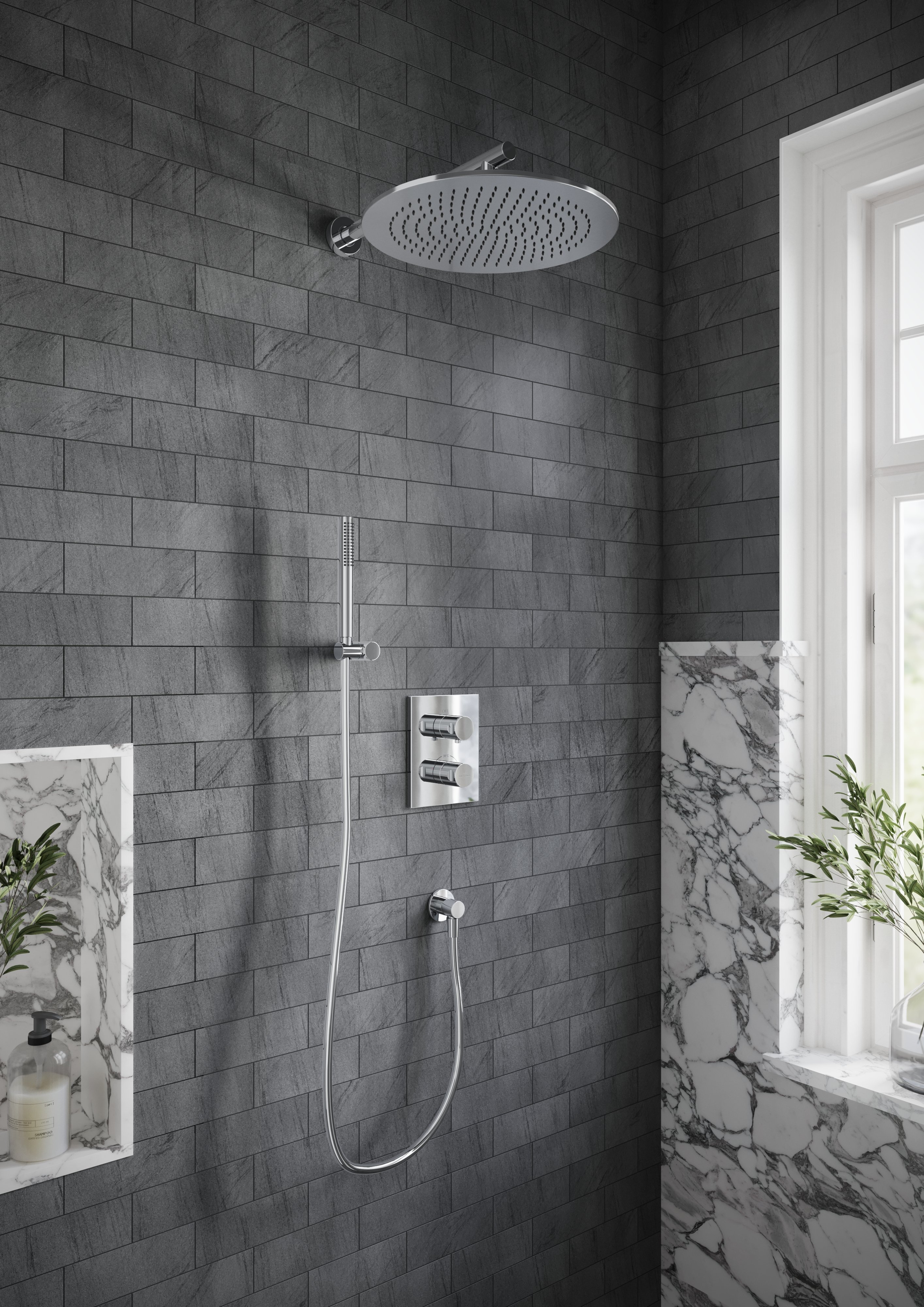 Sada vanová baterie Villeroy & Boch Universal Taps & Fittings TVD00065300061, hlavová sprcha Villeroy & Boch Universal Showers TVC00000300061, TVD00065100000, TVS10900600061, TVC00045800061, TVC00045351061, TVC00045600061, TVC00003500061