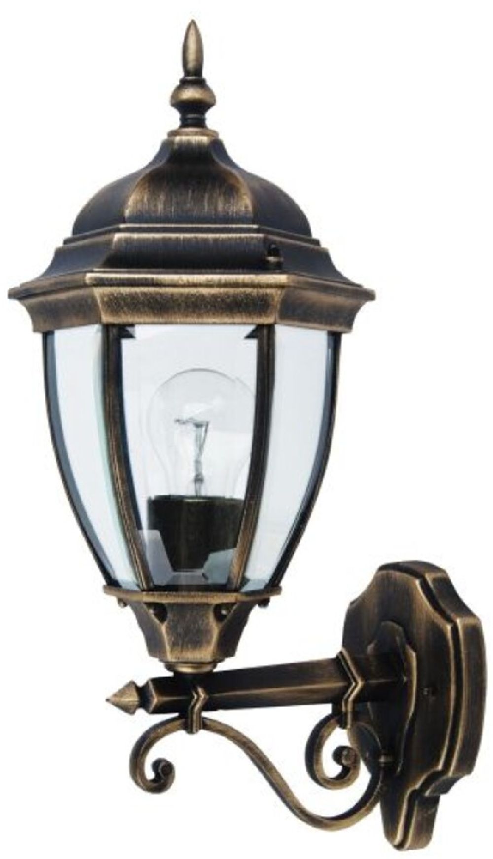 Rabalux Toronto venkovní nástěnné svítidlo 1x60 W zlatá 8382
