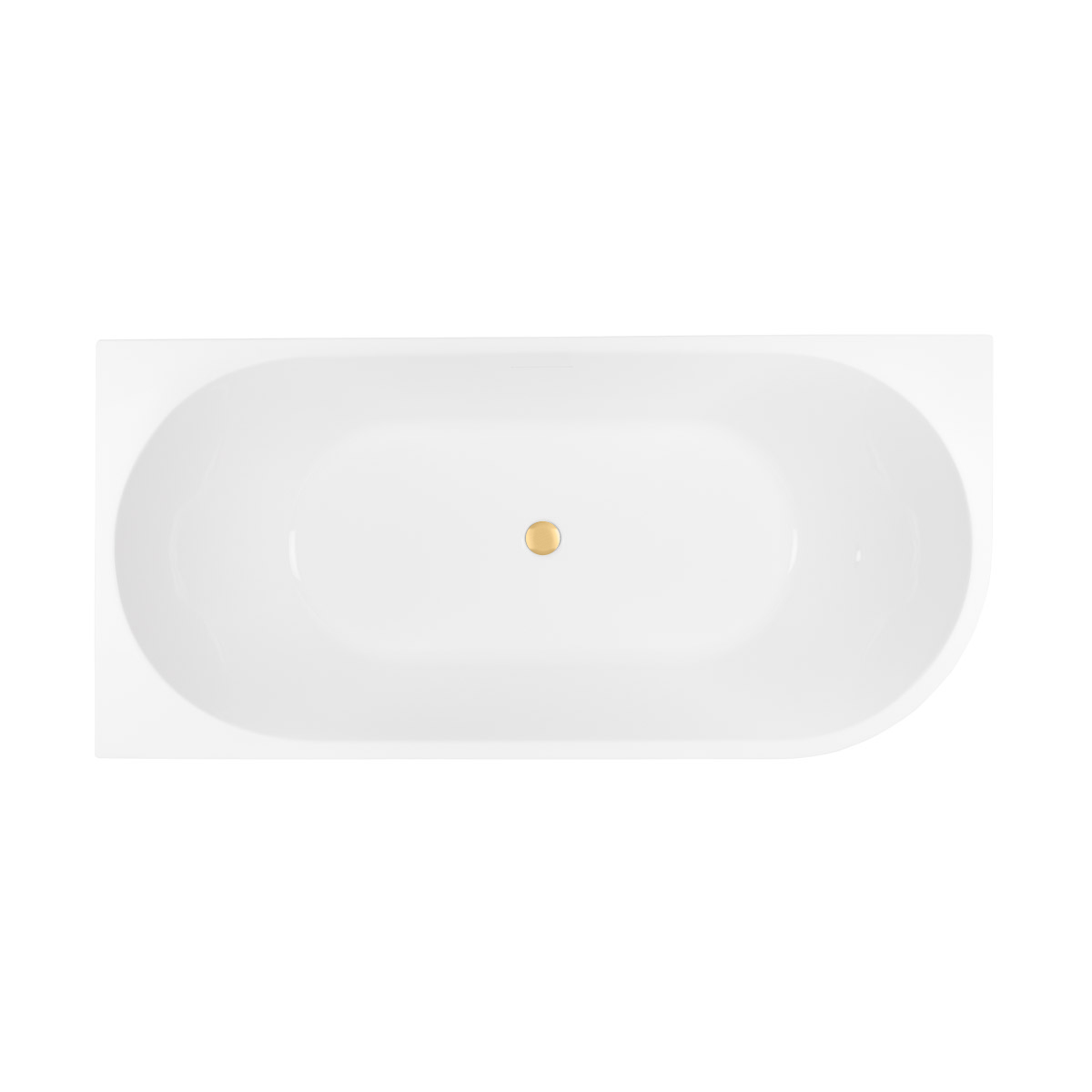 Sada rohová vana Oltens Delva 11000000, kryt zátky Oltens 09002810