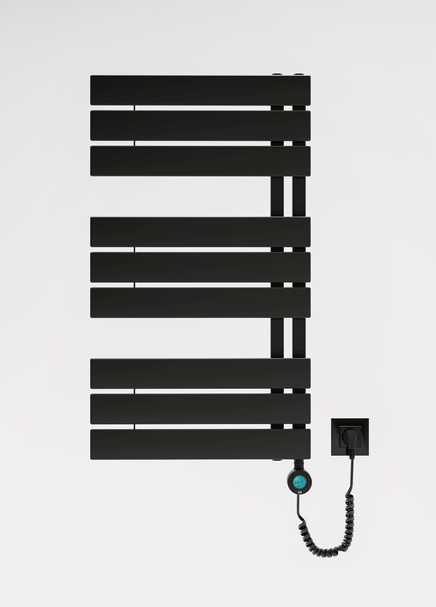 Luxrad Nobile Elektro elektrický radiátor 87x50 cm černá NOB870500S040ERG