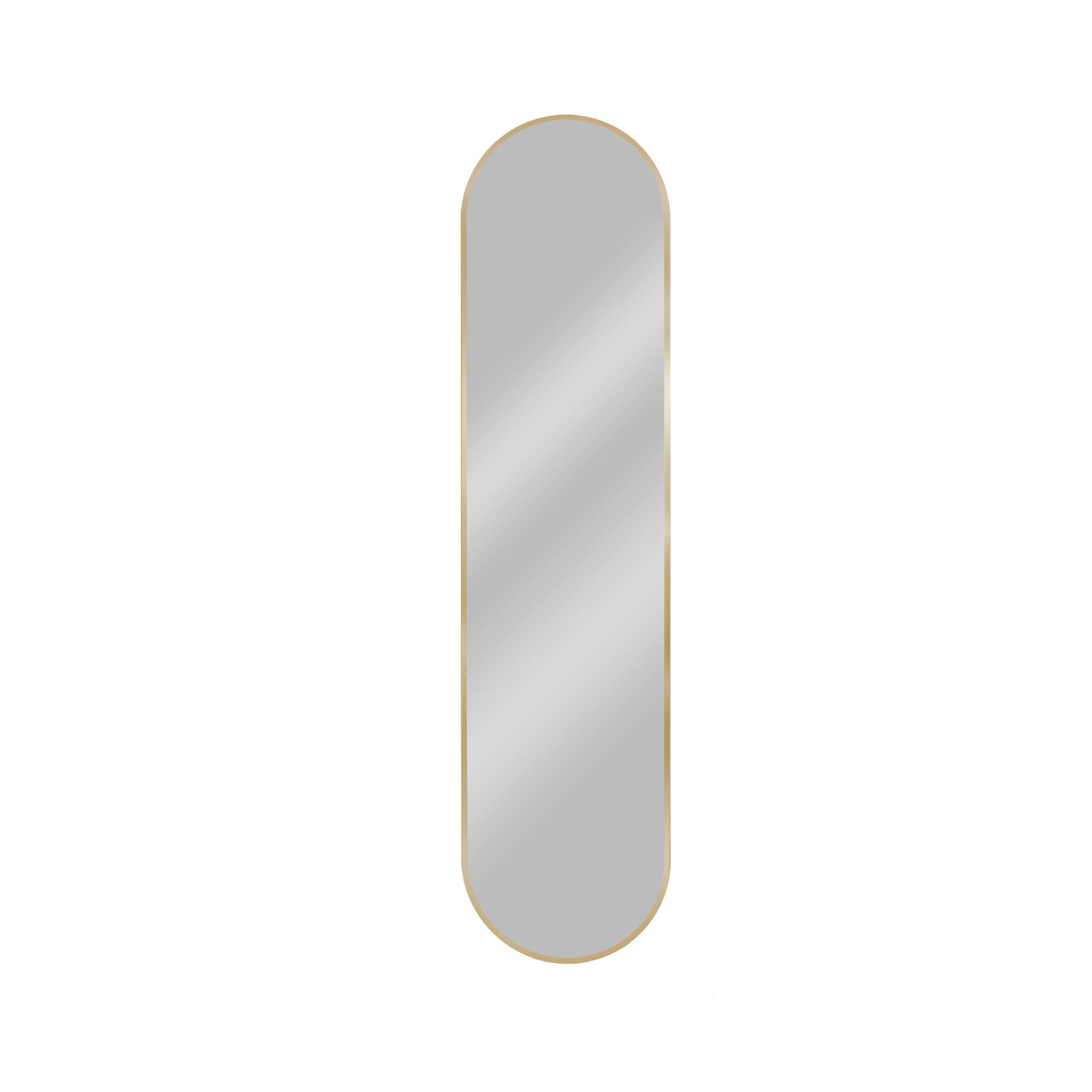 Baltica Design Tiny Border Pastille zrcadlo 50x100 cm oválný zlatá 5904107924502