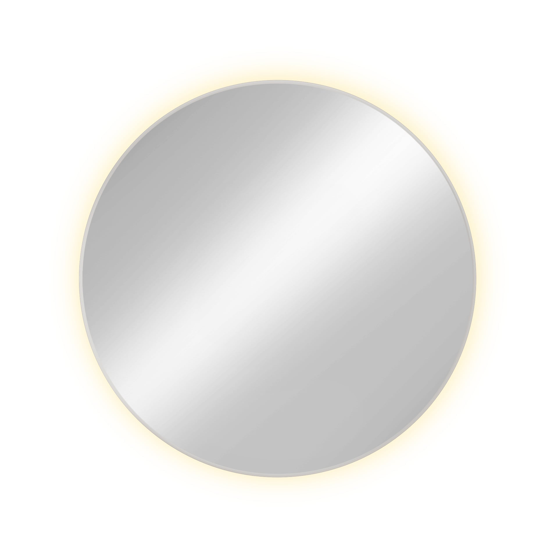 Baltica Design Tiny Border Bright zrcadlo 70x70 cm kulatý s osvětlením bílá 5904107910628