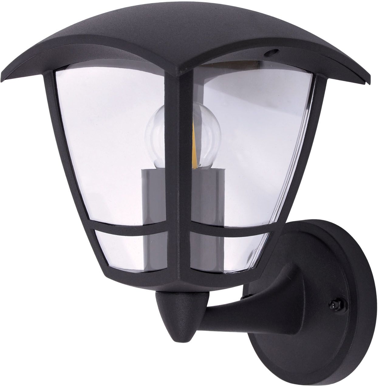 Kaja Napoli venkovní nástěnné svítidlo 1x40 W černá K-8200