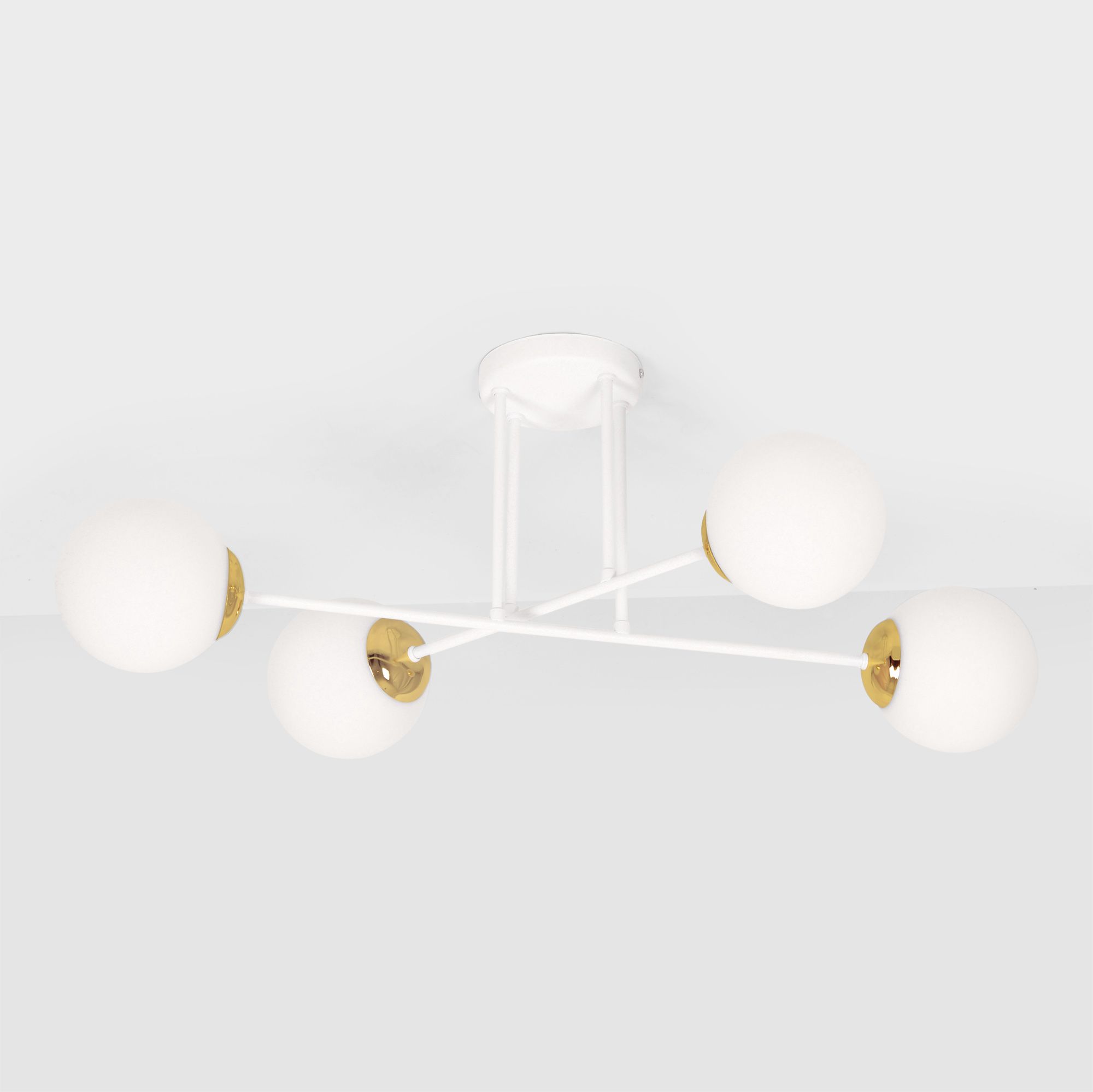 Kaja Elmo stropní světlo 4x40 W bílá-zlatá K-5313