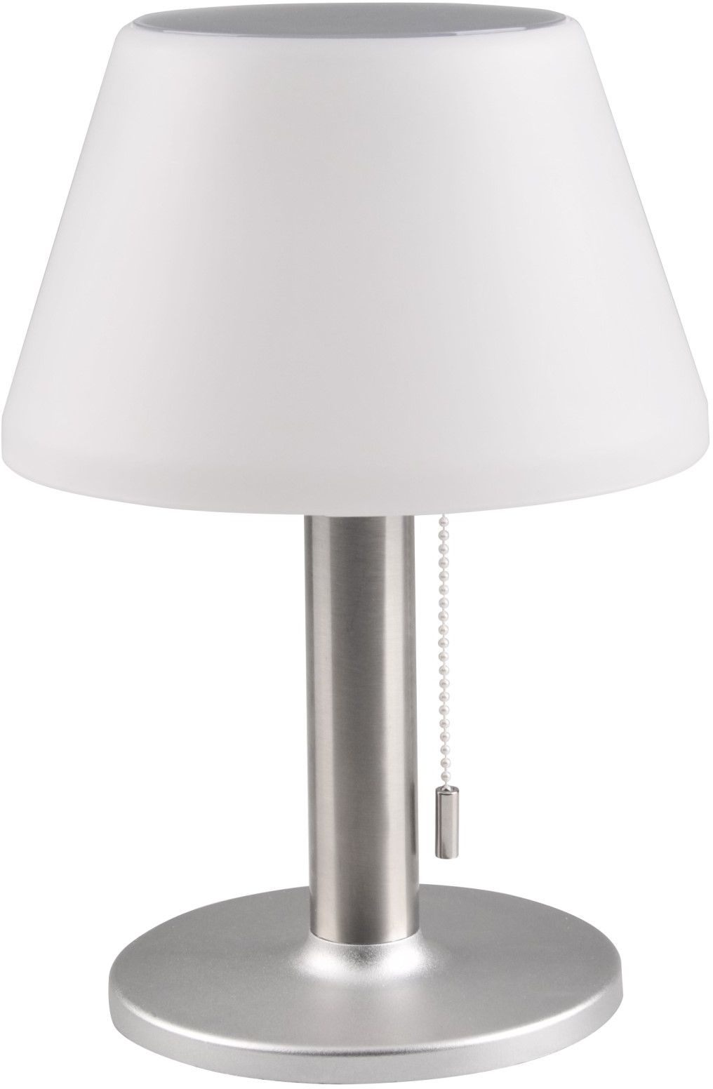 Goldlux Viola solární stolní lampa 1x W bílá-stříbrná 325457