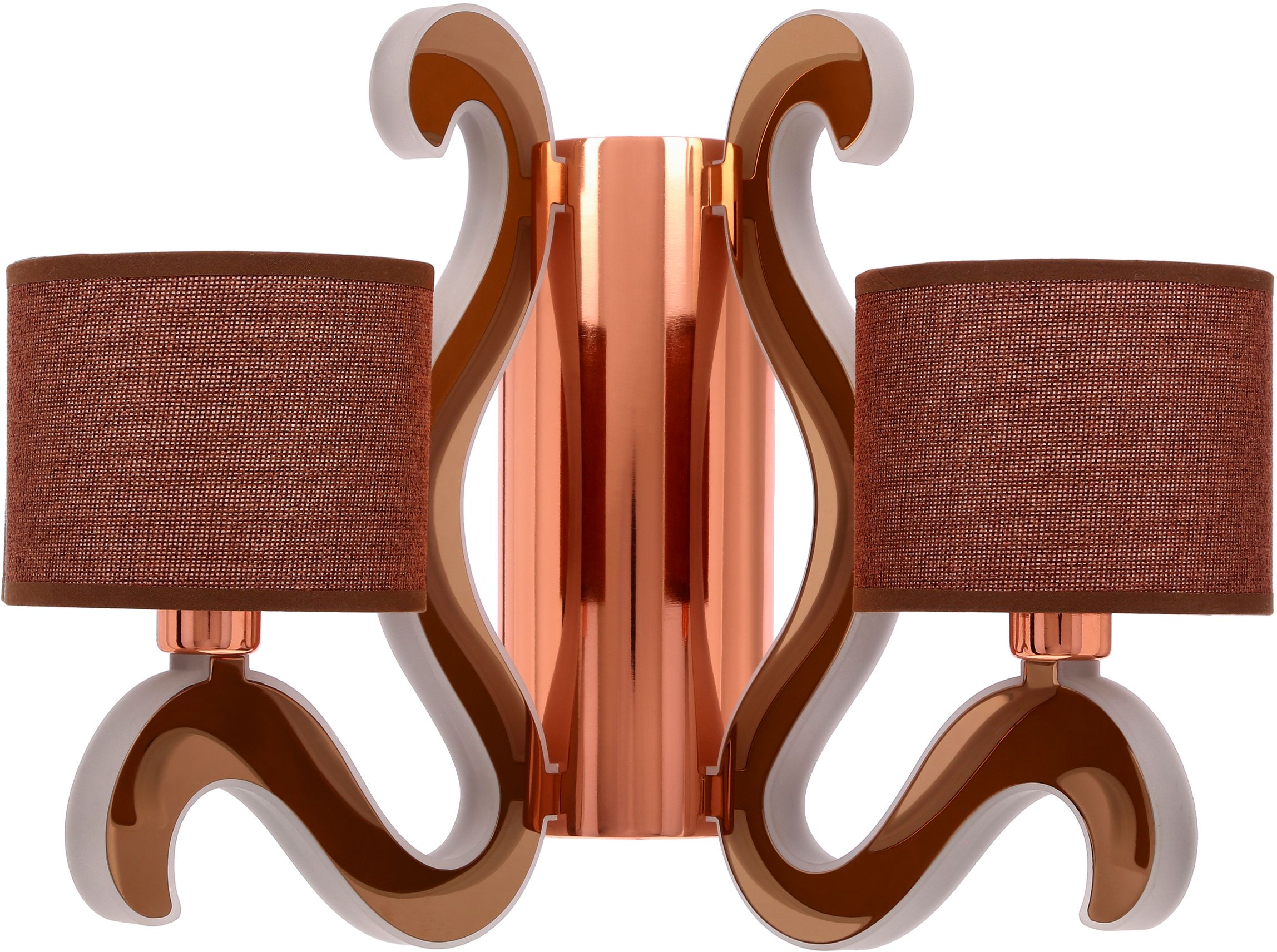 Candellux Ambrosia nástěnné svítidlo 2x40 W měděná 22-33529