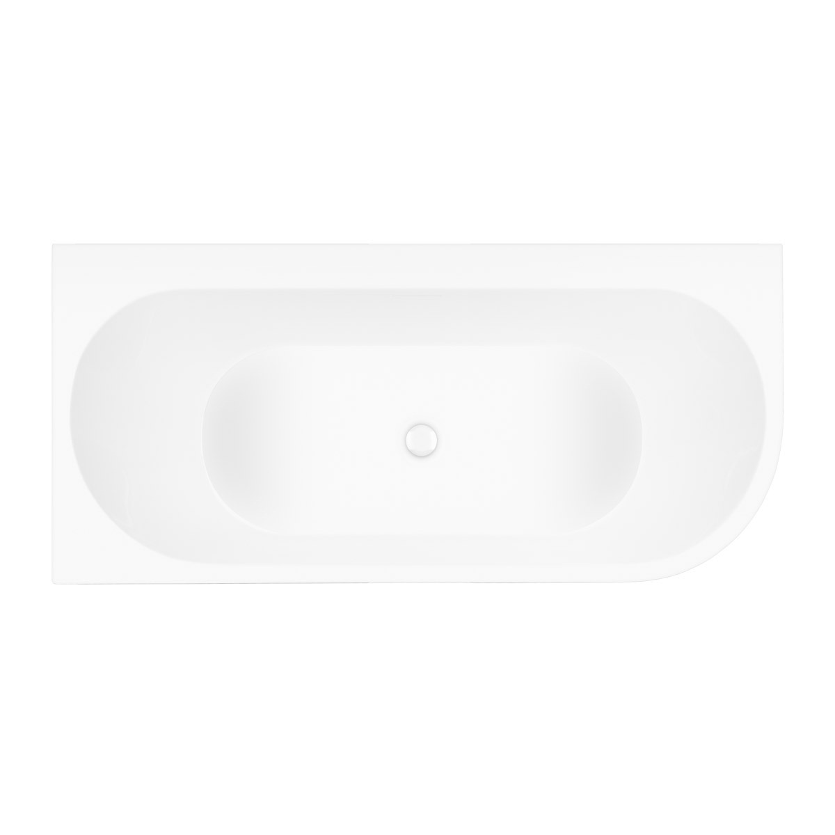 Sada rohová vana Oltens Hulda 11005000, kryt zátky Oltens 09002000