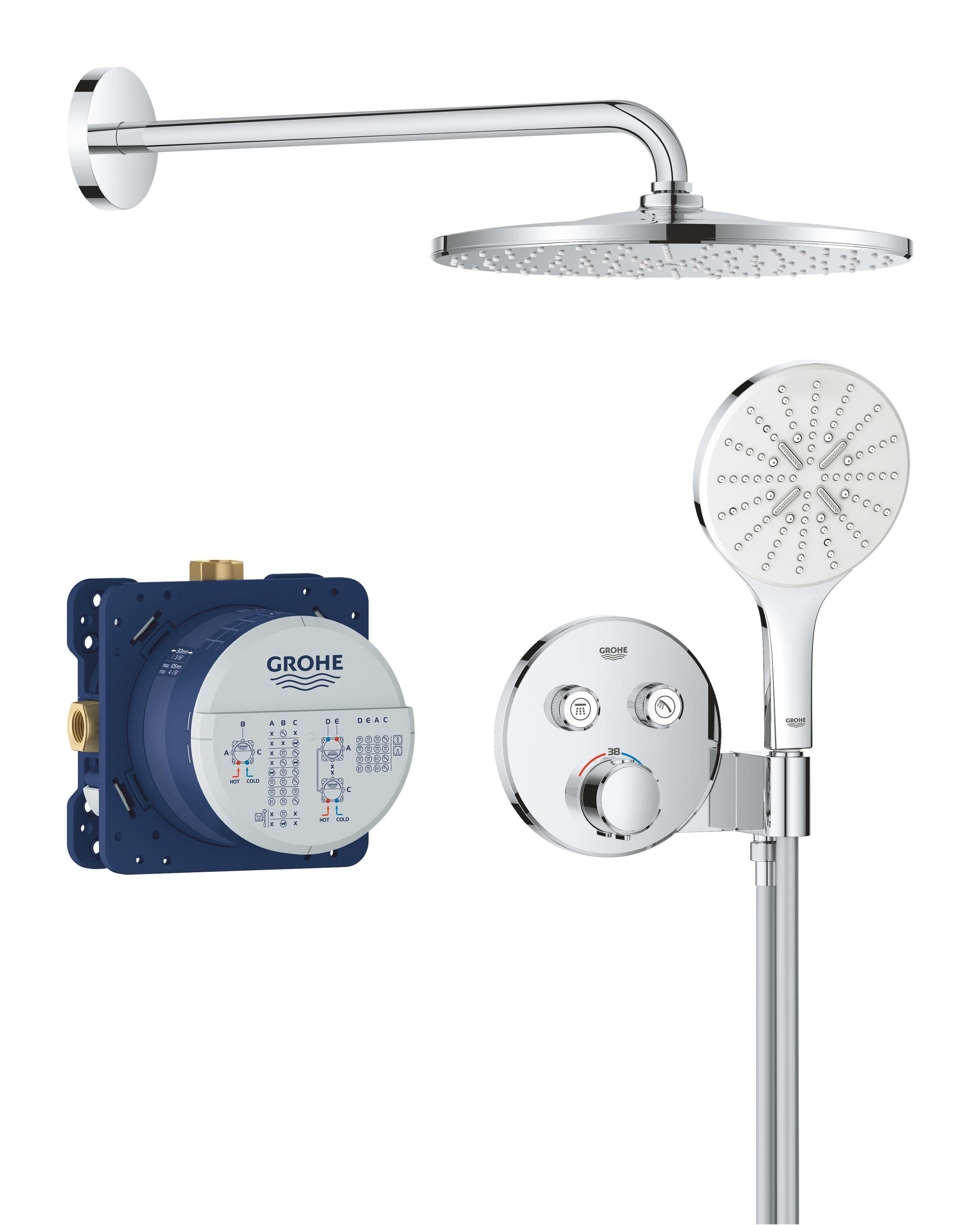 Grohe Precision Smartcontrol sprchová sada pod omítku s termostatem ano chrom 34877000