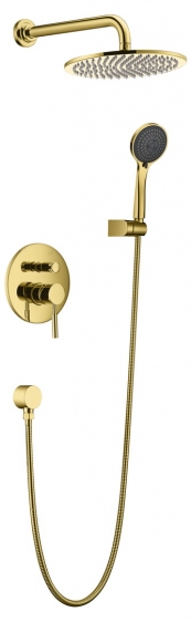 Blue Water Denver sprchová sada pod omítku zlatá DEN-ZKP.150