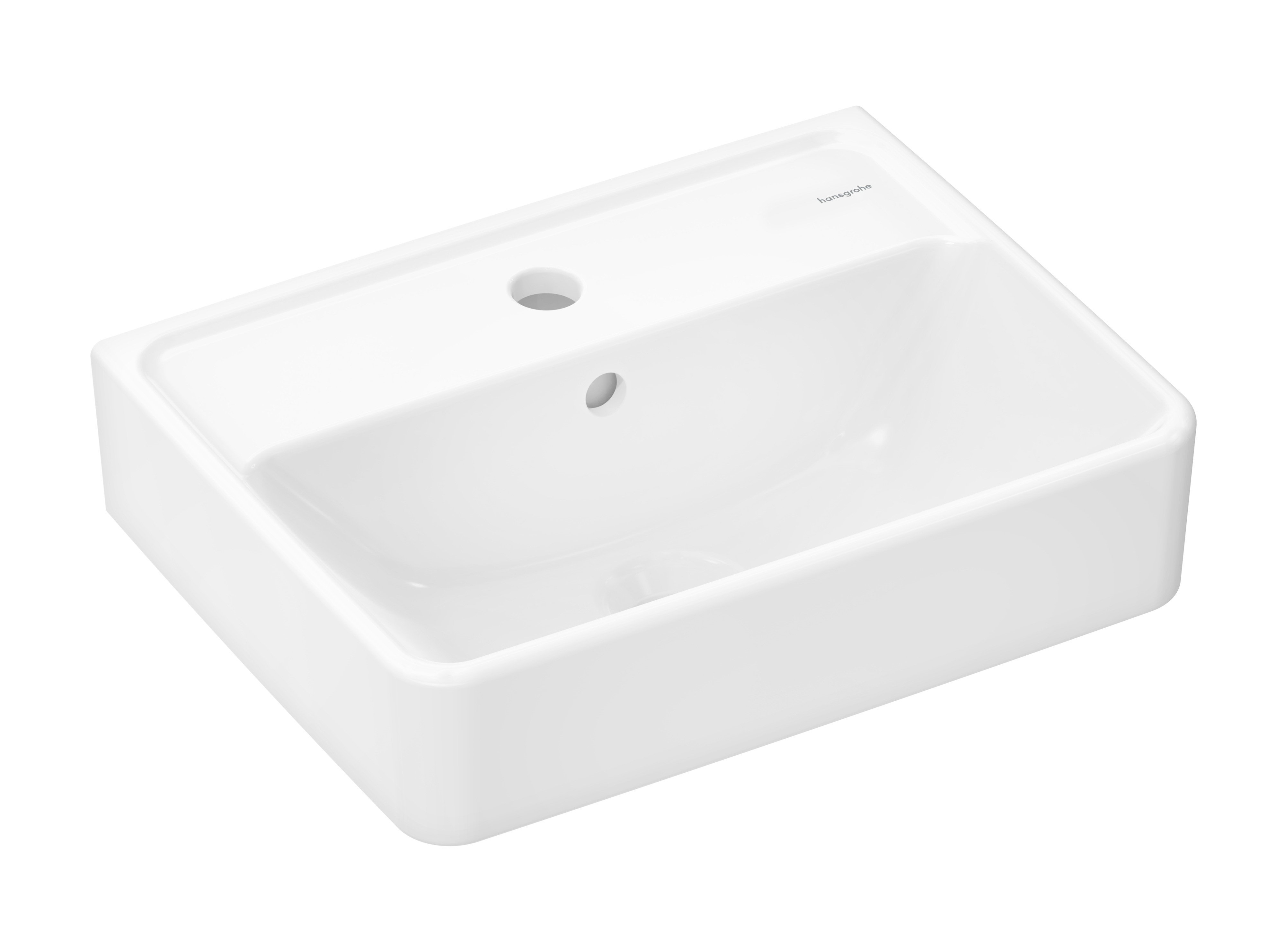 Hansgrohe Xanuia Q umyvadlo 45x34 cm obdélníkový klasický bílá 60130450