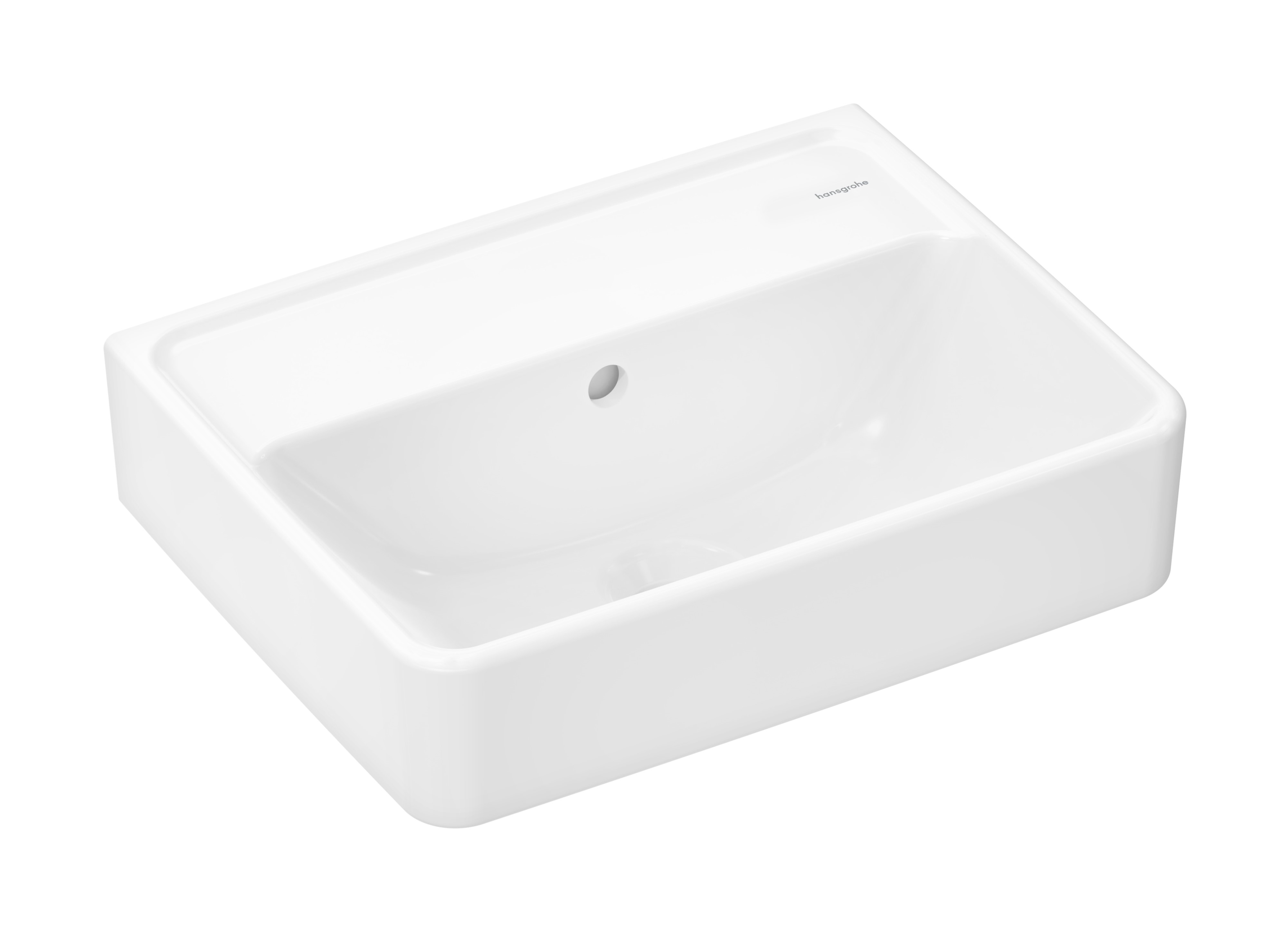 Hansgrohe Xanuia Q umyvadlo 45x34 cm obdélníkový klasický bílá 61140450