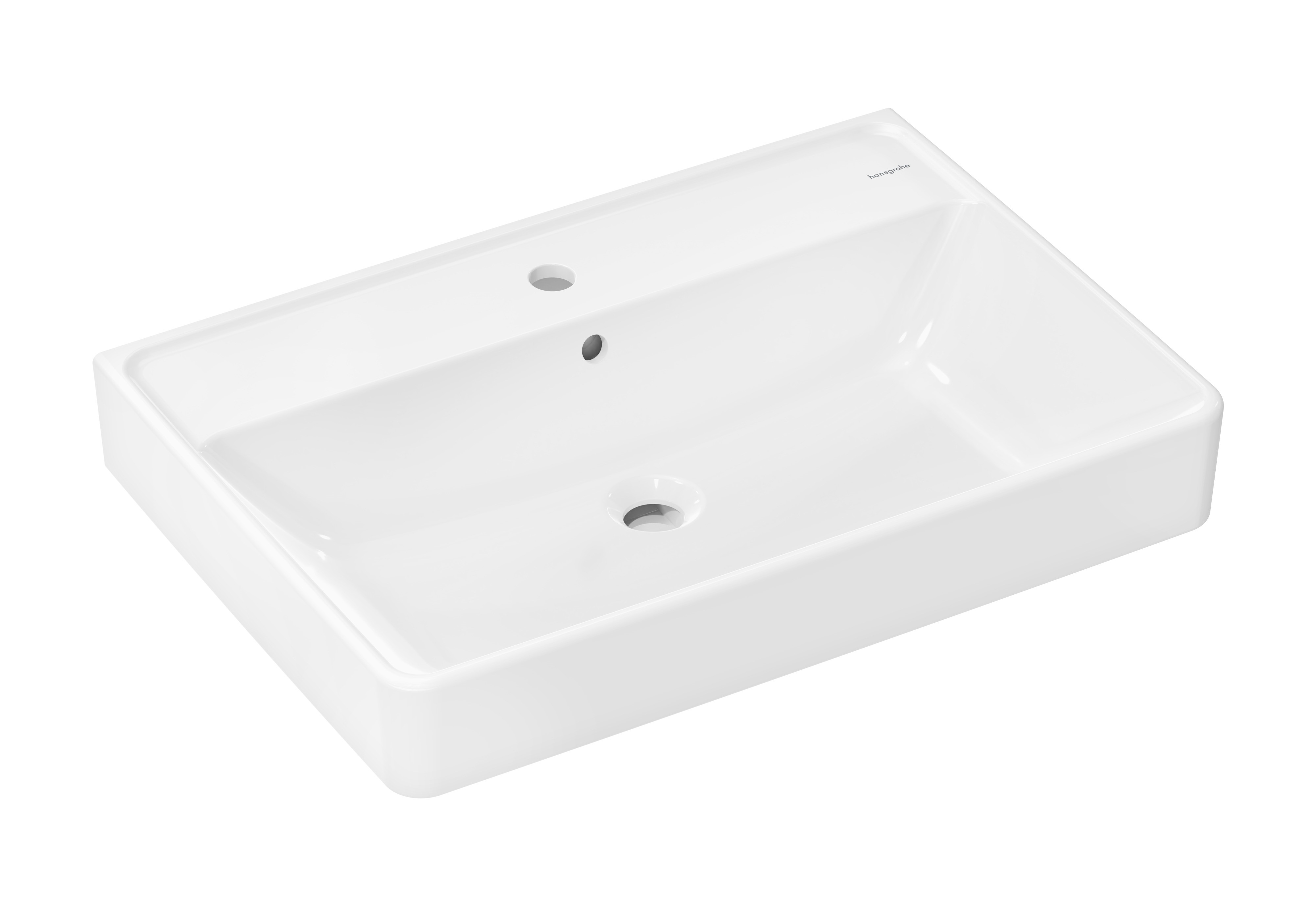 Hansgrohe Xanuia Q umyvadlo 70x48 cm obdélníkový klasický-na pult bílá 60248450