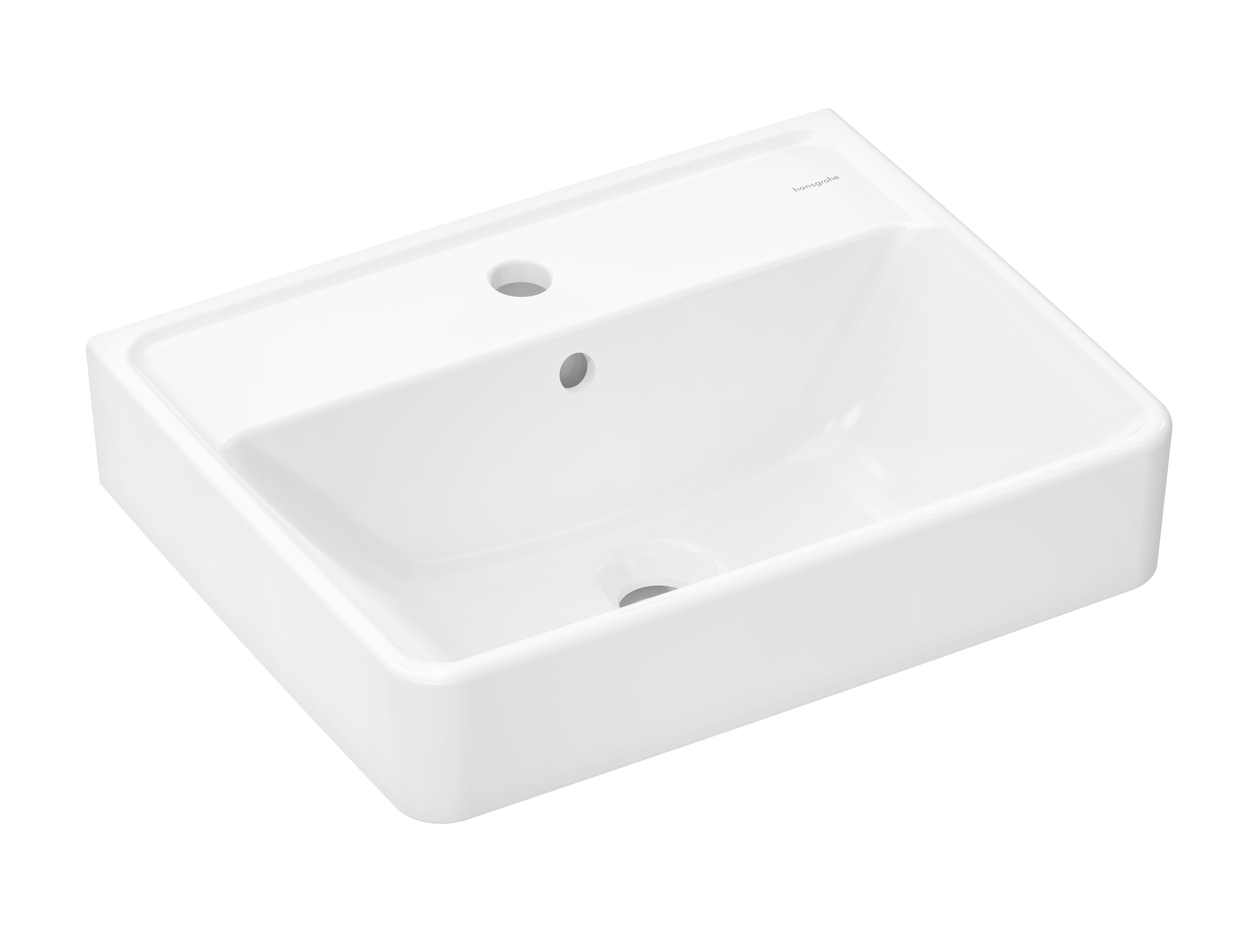 Hansgrohe Xanuia Q umyvadlo 50x39 cm obdélníkový klasický bílá 60131450