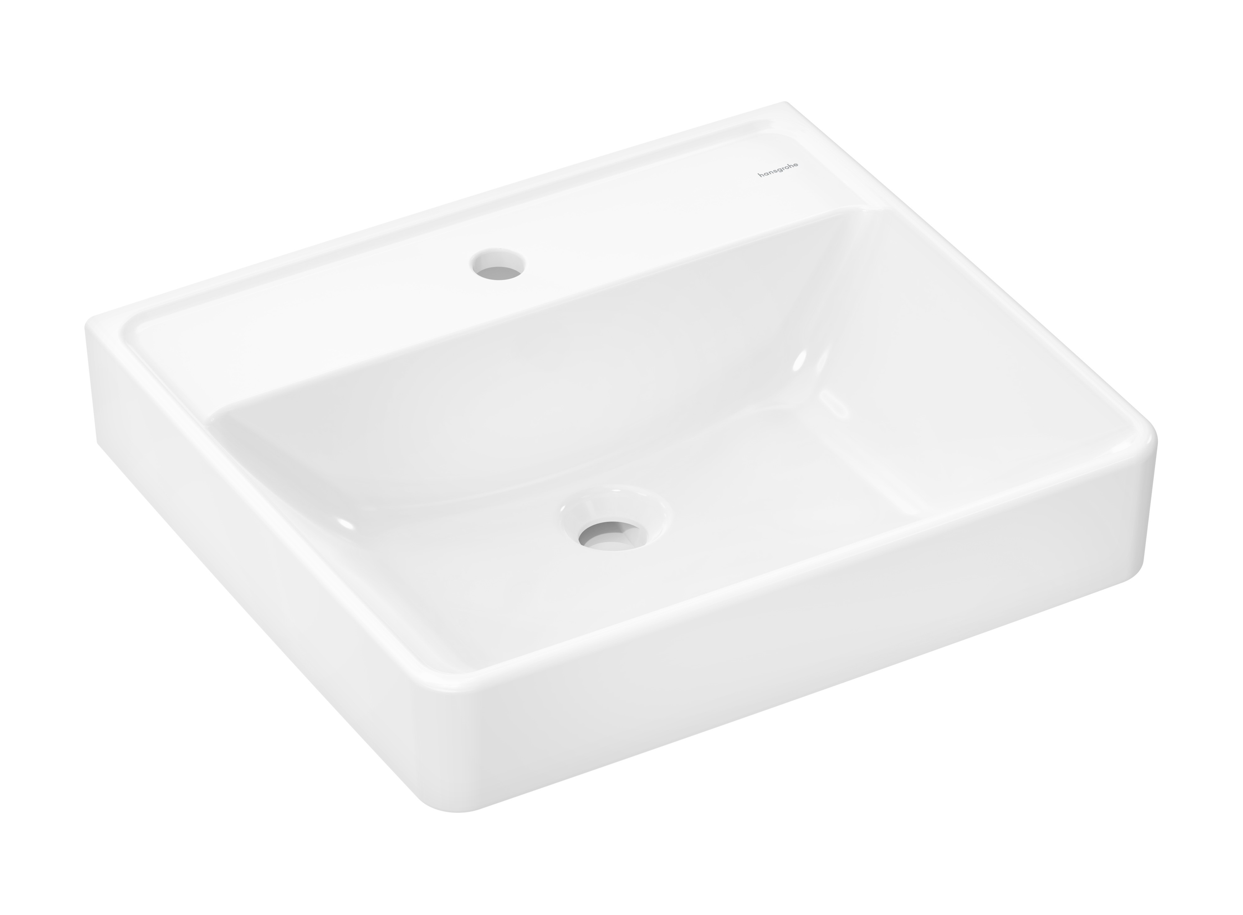 Hansgrohe Xanuia Q umyvadlo 55x48 cm obdélníkový klasický bílá 60236450