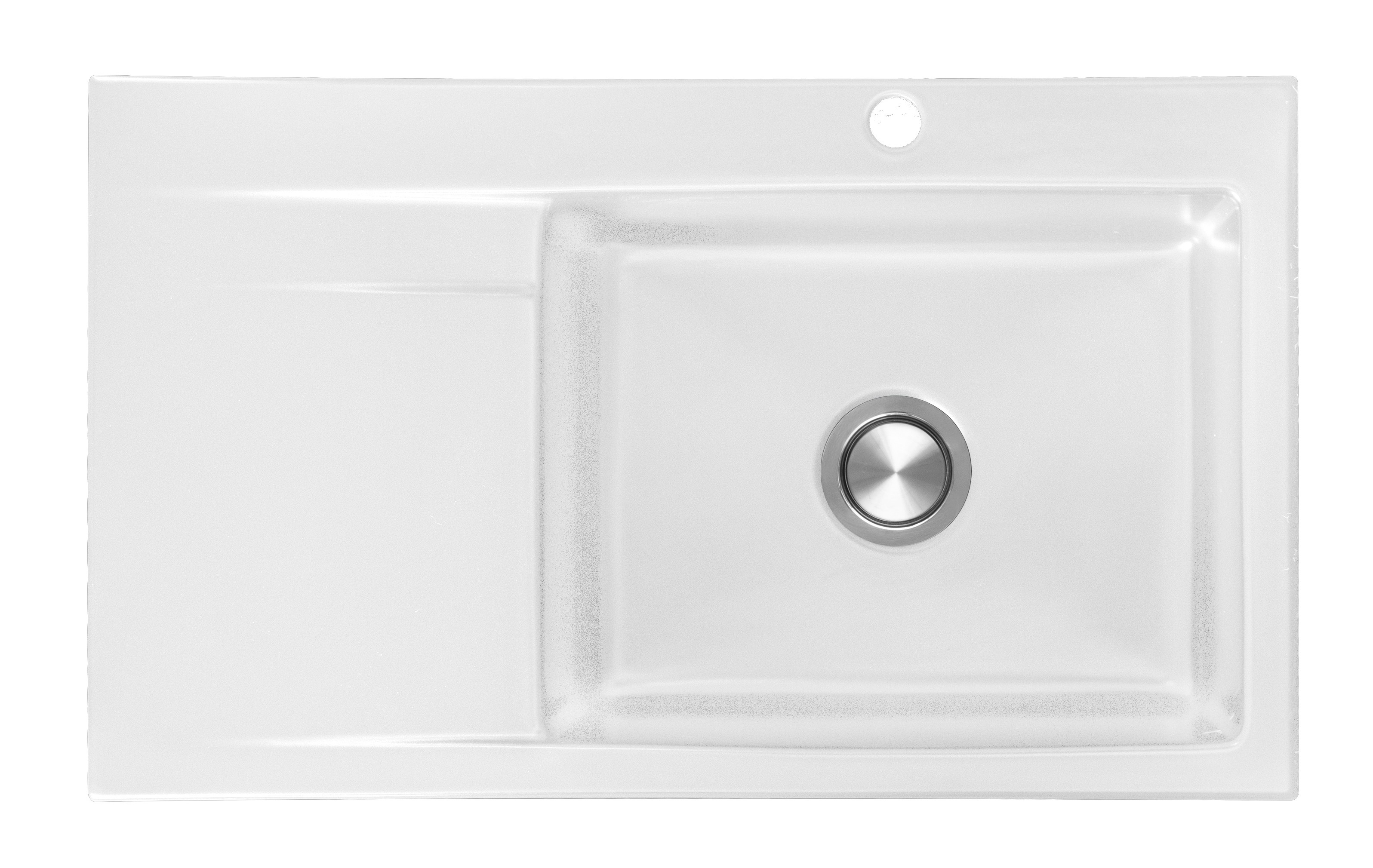 Berg Grazia keramický dřez 86x51 cm bílá BRZ22C11P