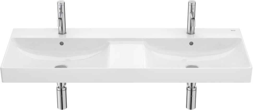 Roca Ona umyvadlo 120x46 cm obdélníkový nábytkový-dvojitý bílá A32768B004