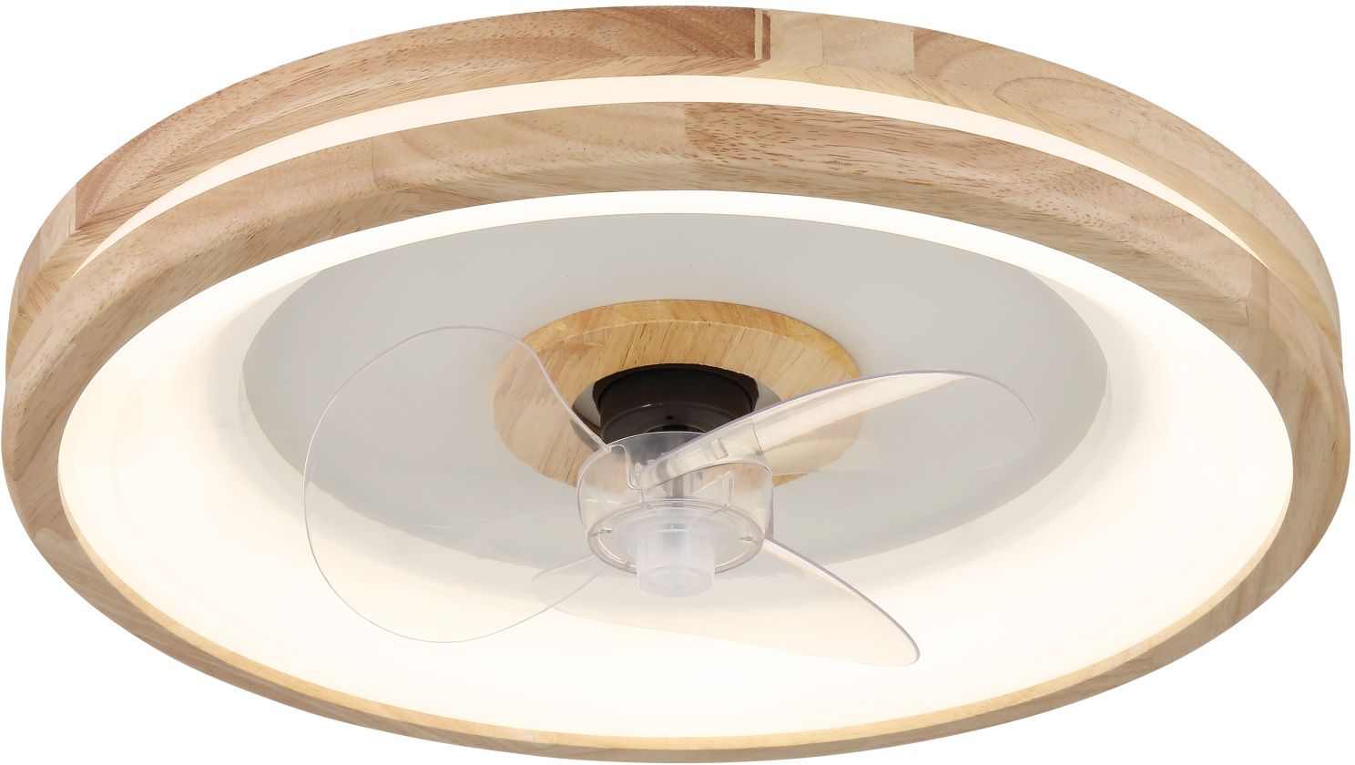 Globo Lighting Gatian stropní ventilátor se světlem 1x30 W bílá-dřevo 03650