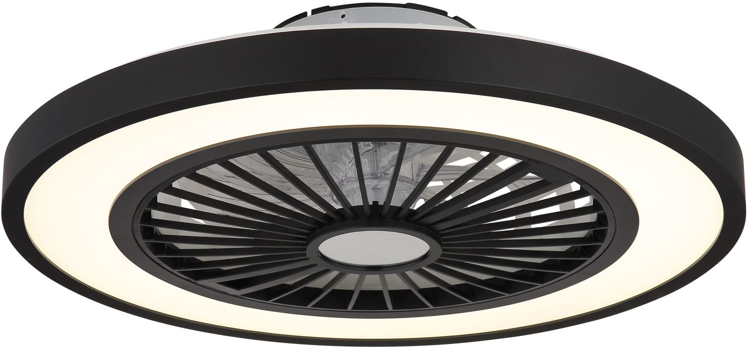 Globo Lighting Blizzak stropní ventilátor se světlem 1x45 W bílá-černá 03653