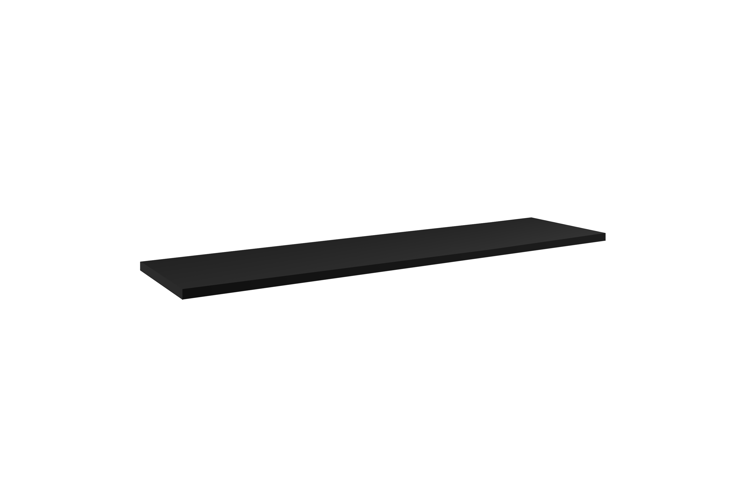 Comad Nova Black deska 160.4x40 cm černá NOVA BLACK B 89-160