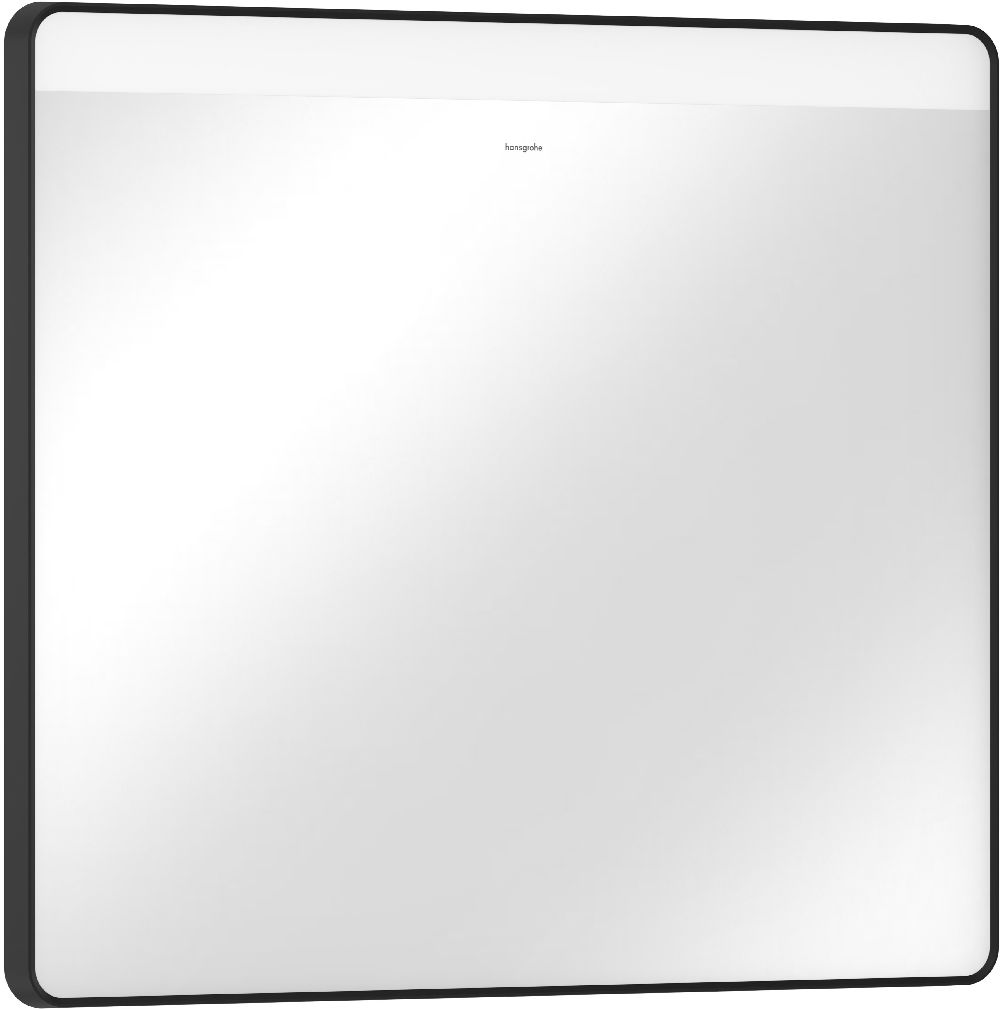 Hansgrohe Xarita Lite Q zrcadlo 80x70 cm obdélníkový s osvětlením s vyhřívací podložkou černá 54971670