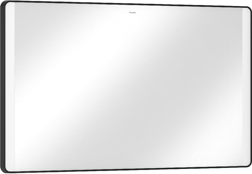 Hansgrohe Xarita Lite Q zrcadlo 120x70 cm obdélníkový s osvětlením s vyhřívací podložkou černá 54978670