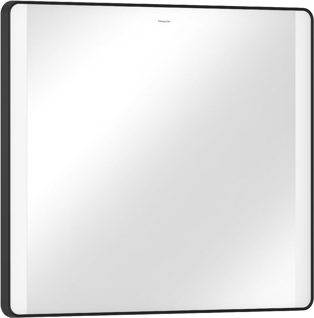 Hansgrohe Xarita Lite Q zrcadlo 80x70 cm obdélníkový s osvětlením černá 54963670