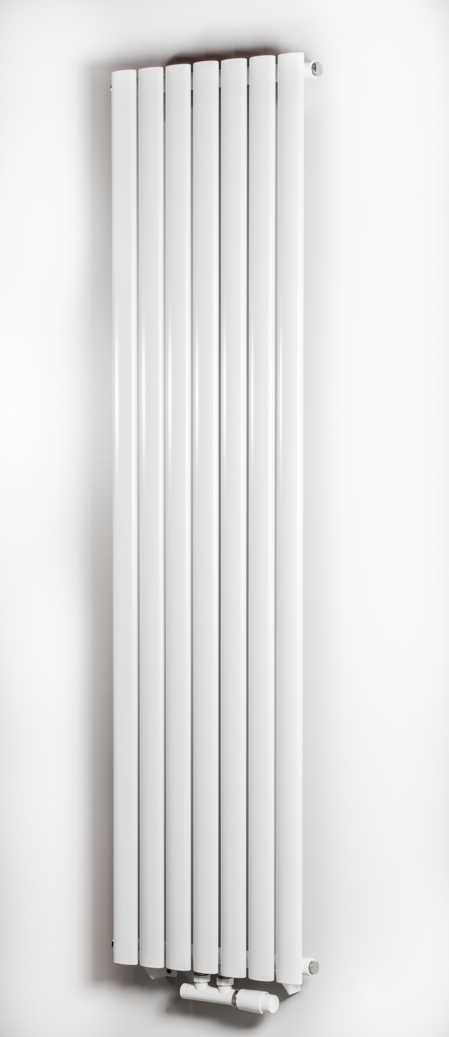 Luxrad Ring dekorativní radiátor 160x35.2 cm podłączenie spodní bílá RIN16003529003ZDC
