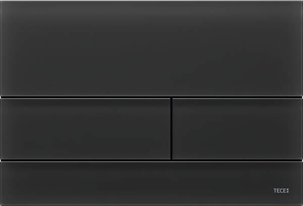 Tece Square II splachovací tlačítko pro WC černá 9.240.825