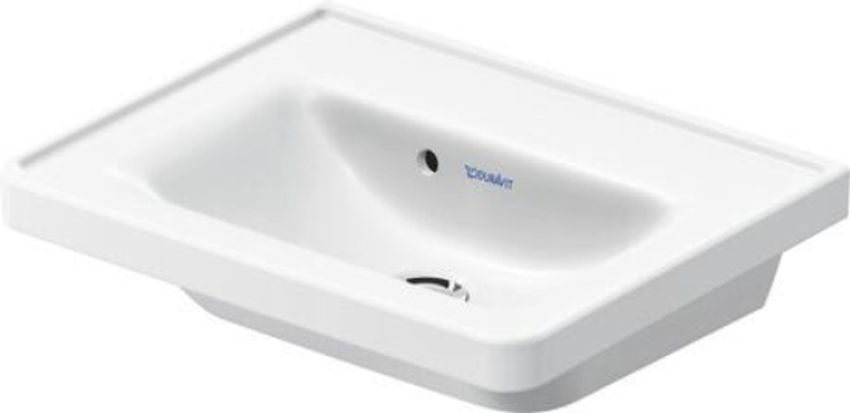 Duravit D-Neo umyvadlo 50x40 cm obdélníkový klasický-nábytkový bílá 0742500060