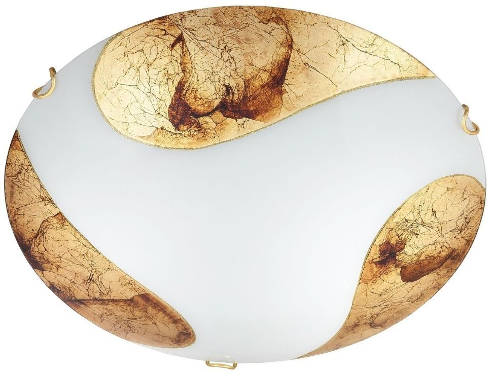 Rabalux Art Gold nástěnné svítidlo 2x60 W bílá-zlatá 1942