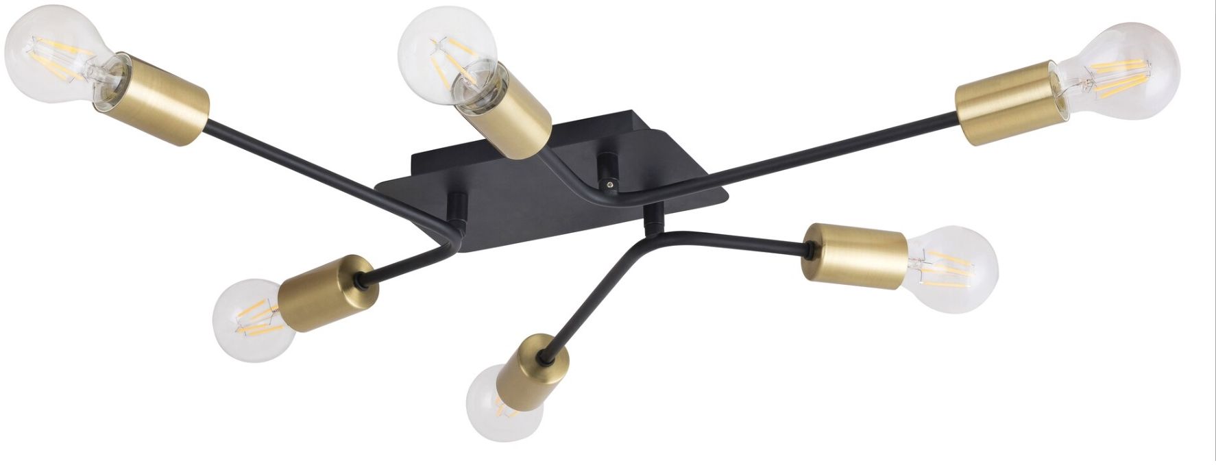 Rabalux Lanny stropní světlo 6x15 W černá 2103