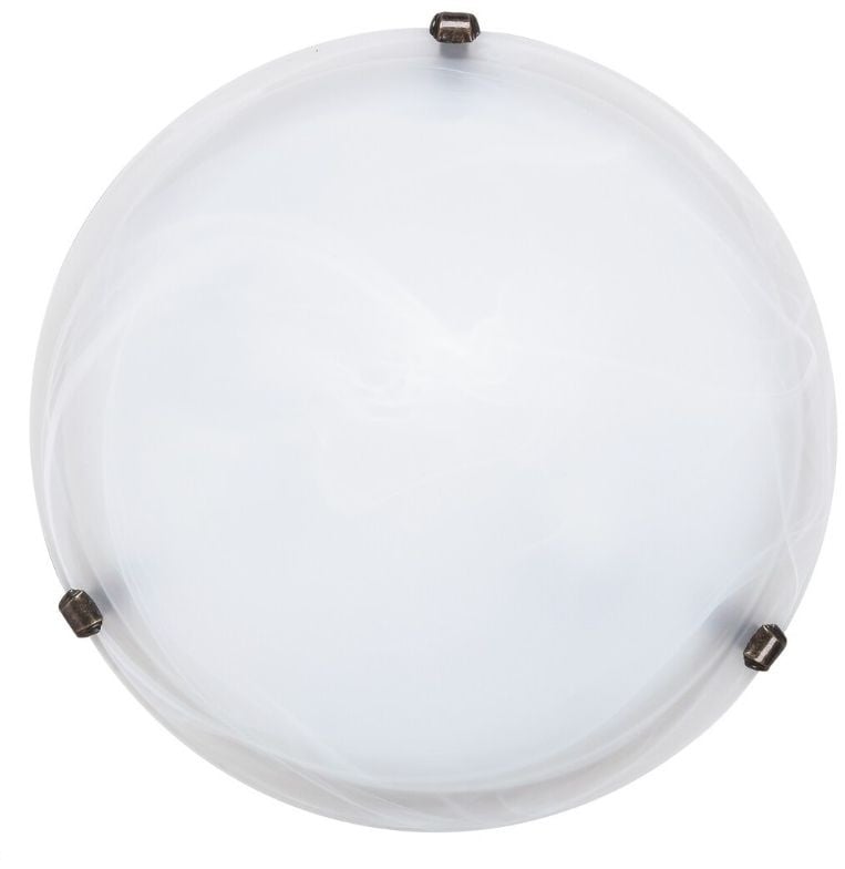 Rabalux Alabastro nástěnné svítidlo 2x60 W bílá 3303