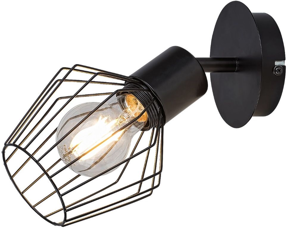 Rabalux Belano nástěnné svítidlo 1x40 W černá 3534