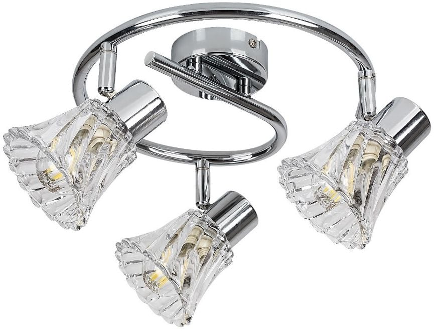 Rabalux Hestia stropní světlo 3x40 W chrom-průhledná 5301