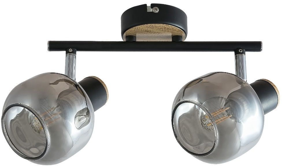 Rabalux Salazar stropní světlo 2x40 W kouřová 5398