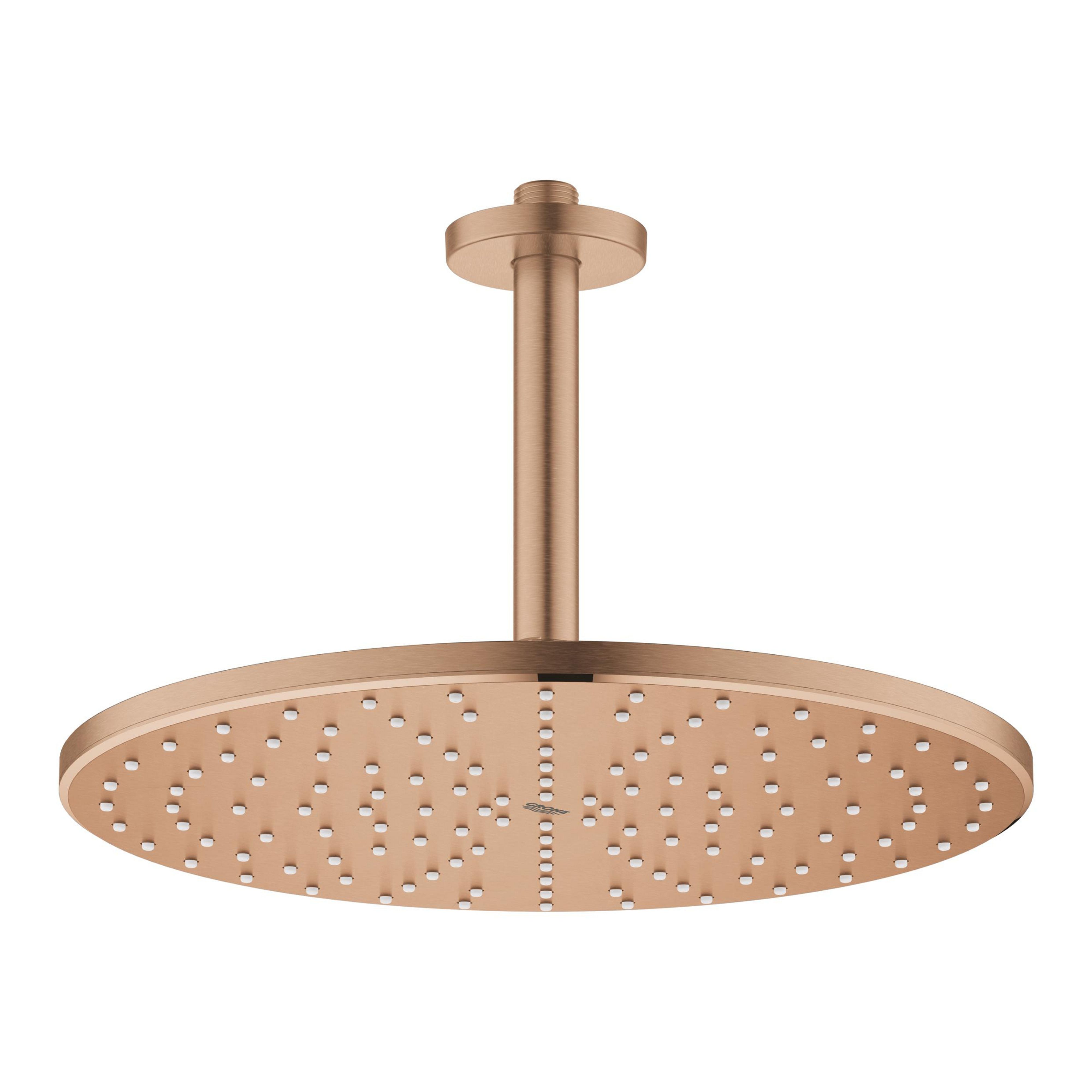 Grohe Rainshower hlavová sprchá s ramenem 31x31 cm kulatý Brushed Warm Sunset 26560DL0