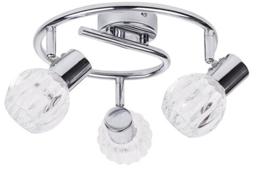 Rabalux Lauren stropní světlo 3x40 W chrom-průhledná 6093