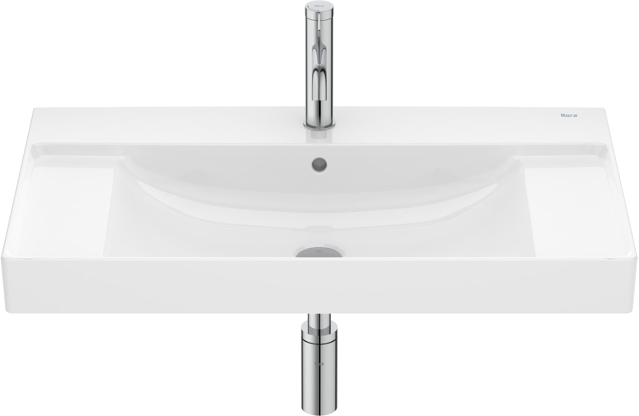 Roca Ona umyvadlo 80x46 cm obdélníkový nábytkový bílá A32768H004