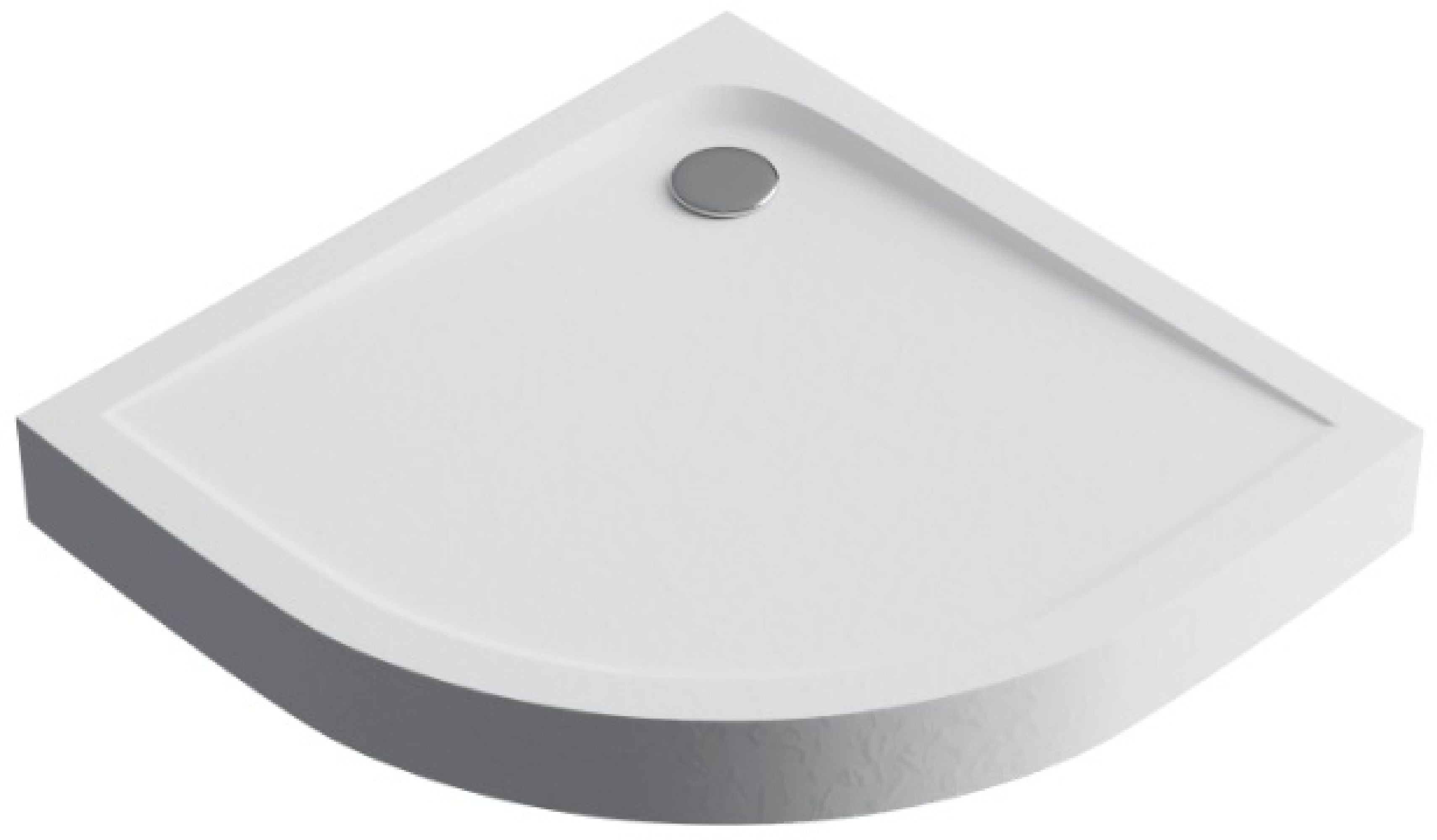 Excellent Sense X půlkruhová sprchová vanička 90x90 cm bílá BREX.1404090090WHC