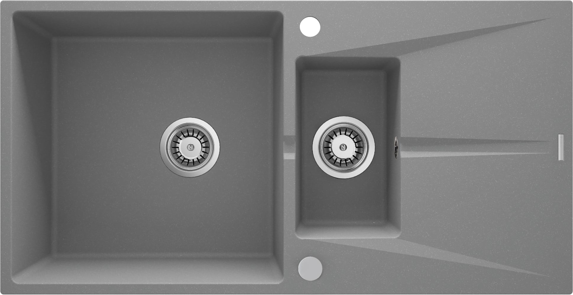 Deante Corio granitový dřez 97x50 cm šedá/grafitová/onyx ZRC_S513