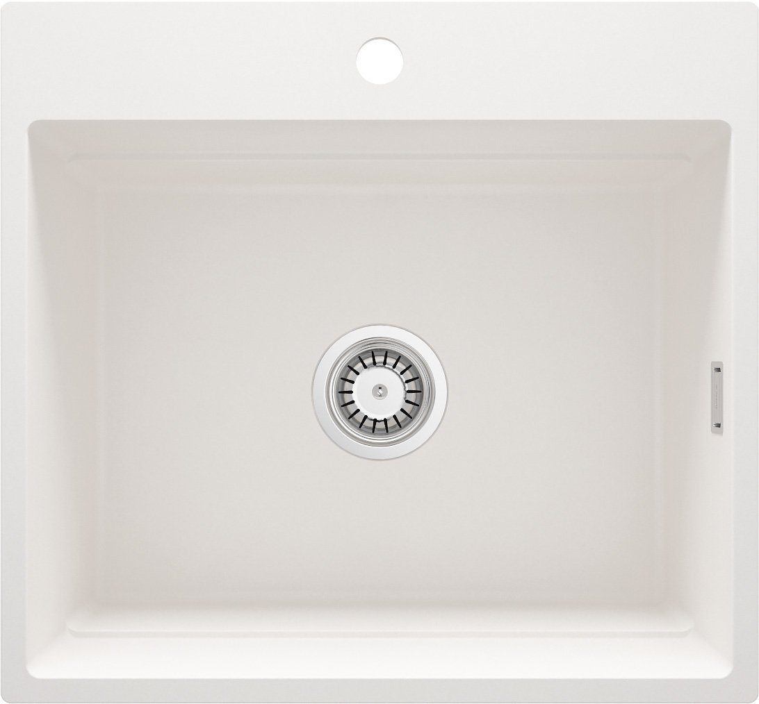 Deante Magnetic granitový dřez 56x52 cm bílá ZRM_A10A