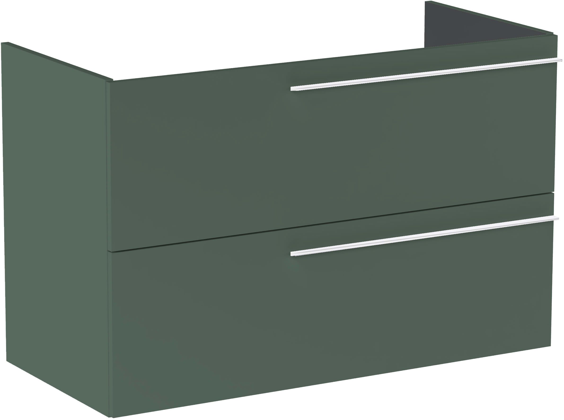 Roca Ella skříňka 98.5x44.6x63.5 cm pod umyvadlo závěsná zelená A857771534