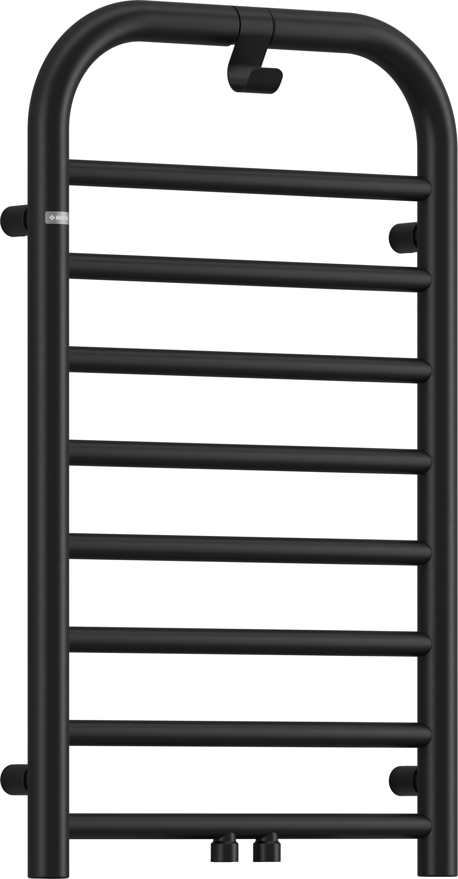 Deante Silia koupelnový radiátor žebříkový 85x50 cm černá AGI_NG31