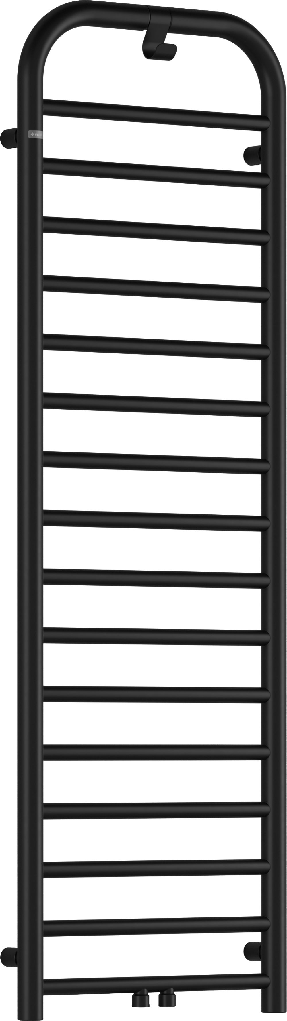 Deante Silia koupelnový radiátor žebříkový 157x50 cm černá AGI_NG51