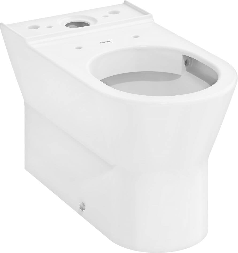 Hansgrohe EluPura Original Q záchodová mísa stojícístativ bez splachovacího kruhu bílá lesk 60135450