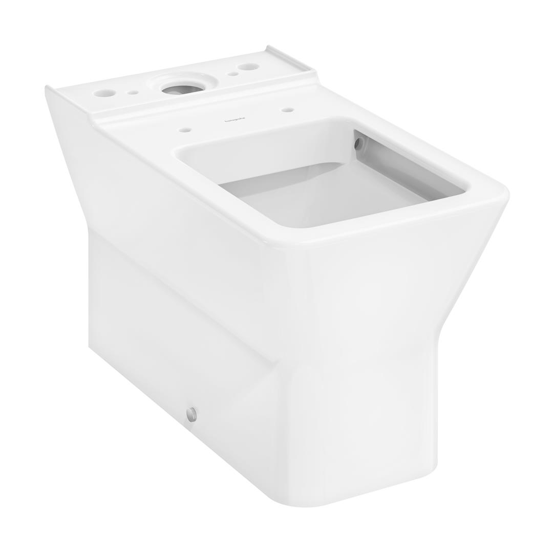 Hansgrohe EluPura Original Q záchodová mísa stojícístativ bez splachovacího kruhu bílá lesk 62014450
